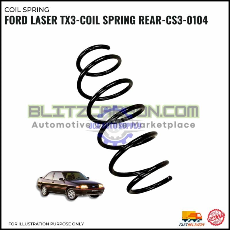 Coil Spring Rear-Ford Laser TX3-CS3-0104