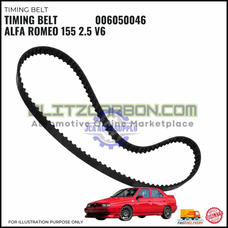 Timing Belt-Alfa Romeo 155 2.5cc V6-0060500466