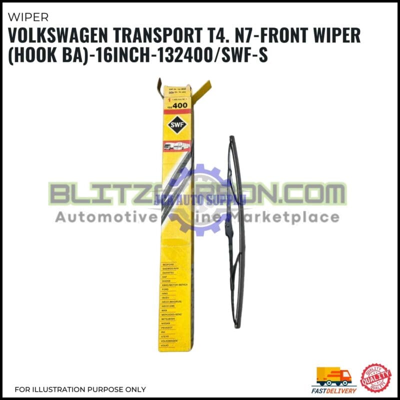 Front Wiper (Hook BA)-Volkswagen Transport T4. N7-16 Inch-132400SWF-S