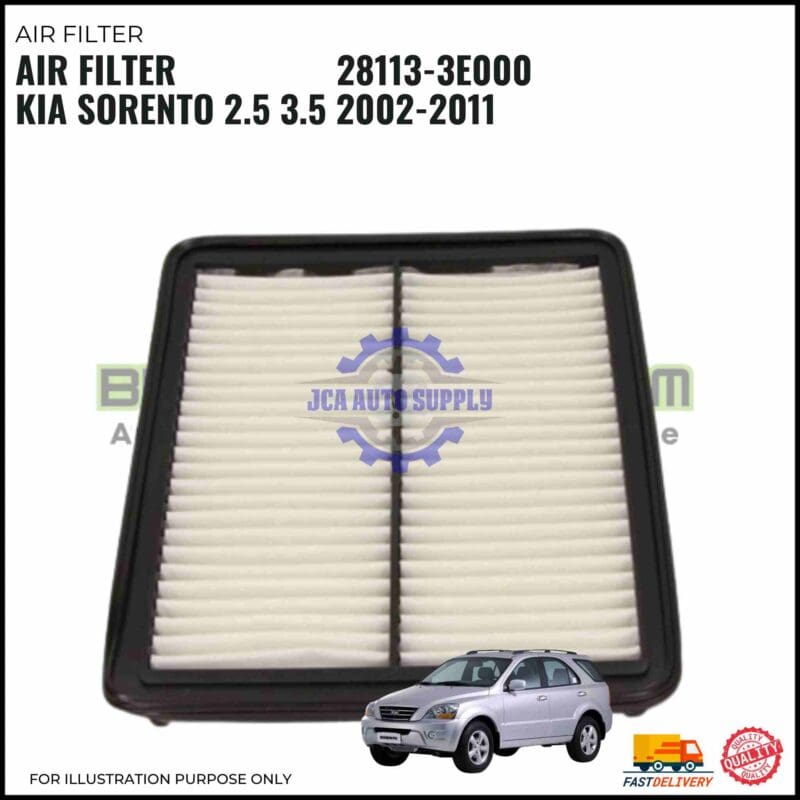 Penapis Udara-Kia Sorento 2.5cc 3.5cc (2002-2011)-Air Filter-28113-3E000