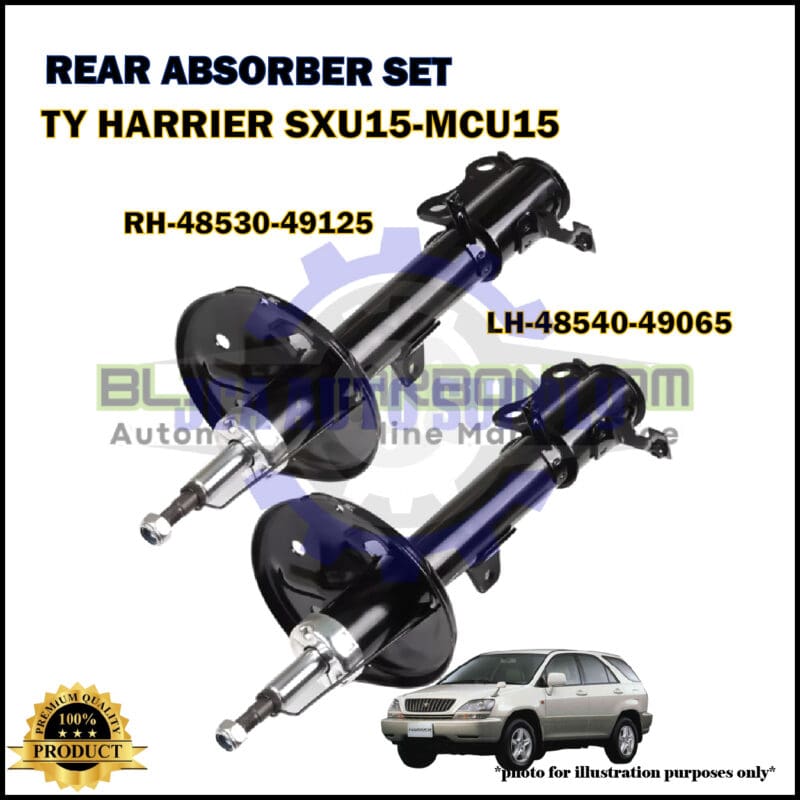 Penyerap Hentakan Belakang-Toyota Harrier SXU15-MCU15-Rear Absorber-48530-49125(RH)-48540-49065(LH)