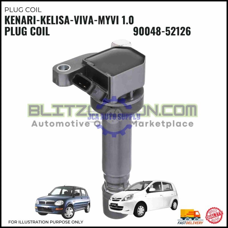 Ignition Coil-Perodua Kenari-Kelisa-Viva-Myvi 1.0cc-90048-52126