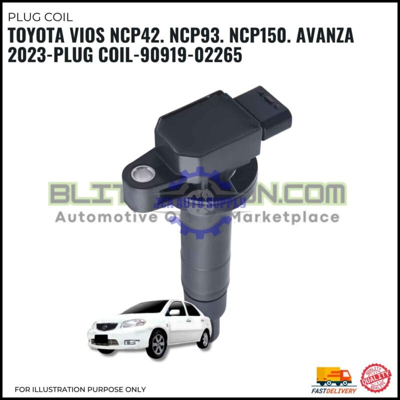 Ignition Coil-Toyota Vios NCP42-NCP93-NCP150-Avanza 2023-90919-02265