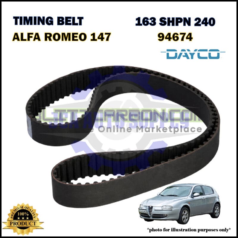 Timing Belt-Alfa Romeo 147-94674-163SHPN240